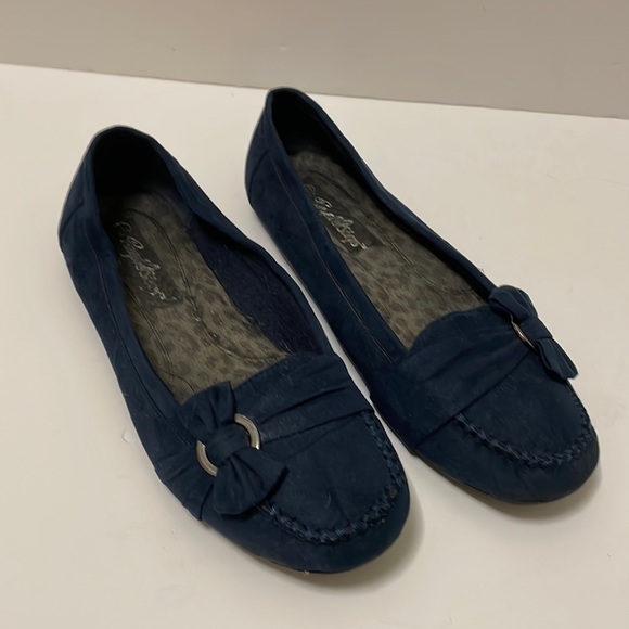 Mocassins Naturalizer En Cuir Noir – Taille 9.5 US Femme – État Excellent – Slip-On